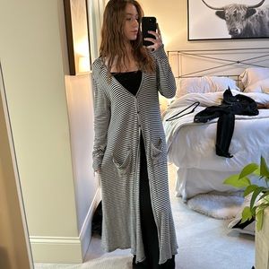 Vici striped cardigan